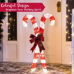 Joiedomi 2.8ft Tinsel Candy Canes Christmas LED Yard Light -Christmas Ornaments Sales Store 2.8ft Tinsel Candy Canes Christmas LED Yard Light 1 结果 600x600 1