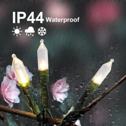 Joiedomi 200 LED Clear Led Green Wire String Lights 34ft -Christmas Ornaments Sales Store 200 Clear LED Green Wire String Lights 4 result 600x600 1