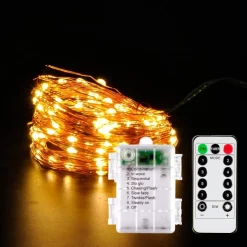 Joiedomi 200 LED Warm White Led Copper Wire String Lights 66ft 12 Joiedomi 200 LED Warm White Led Copper Wire String Lights 66ft -Christmas Ornaments Sales Store 200 Warm White LED Copper Wire String Lights 66ft 4 600x600 1