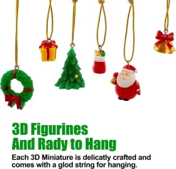 Joyin 24pcs Mini Christmas Ornaments Advent Calendar -Christmas Ornaments Sales Store 2021 24 Days Advent Calendar Mini Christmas Ornaments 24 Pcs 4 result 600x578 1