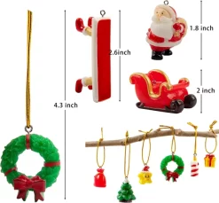Joyin 24pcs Mini Christmas Ornaments Advent Calendar -Christmas Ornaments Sales Store 2021 24 Days Advent Calendar Mini Christmas Ornaments 24 Pcs 5 result 600x557 1