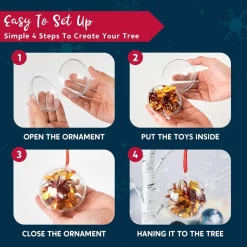 Joiedomi 20Pcs Clear Plastic Ball Ornaments 2.76in 13 Joiedomi 20Pcs Clear Plastic Ball Ornaments 2.76in -Christmas Ornaments Sales Store 20Pcs Clear Plastic Ball Ornaments 2 3 600x600 1