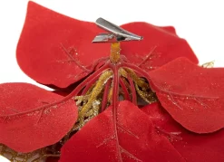 Joyin 22pcs Glittered Christmas Artificial Poinsettias With Clips -Christmas Ornaments Sales Store 22 Artificial Poinsettia Christmas Flowers 6 result 600x436 1