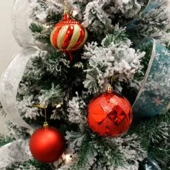 Joiedomi 24pcs Red Christmas Ball Ornaments
