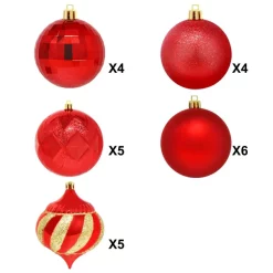 Joiedomi 24pcs Red Christmas Ball Ornaments -Christmas Ornaments Sales Store 24 Pcs Christmas Ball Ornaments Red 4 result 600x600 1