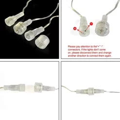 Joiedomi 8 Tubes (12in) Christmas Falling Rain Drop Icicle String Lights 12 Joiedomi 8 Tubes (12in) Christmas Falling Rain Drop Icicle String Lights -Christmas Ornaments Sales Store 240 LEDs Christmas Falling Rain Drop Icicle String Lights 7 600x600 1