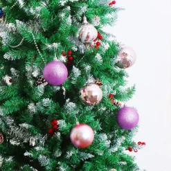 Joiedomi 24pcs Lavender Christmas Ball Ornaments 3.15in -Christmas Ornaments Sales Store 24Pcs Basic Christmas Ball Ornaments 3.15in Lavender 6 600x600 1