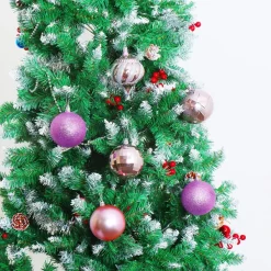 Joiedomi 24pcs Lavender Christmas Ball Ornaments 3.15in -Christmas Ornaments Sales Store 24Pcs Basic Christmas Ball Ornaments 3.15in Lavender 7 600x600 1