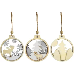 Joiedomi 24pcs Christmas Wooden Reindeer Ornaments -Christmas Ornaments Sales Store 24Pcs Christmas Wooden Ornaments Reindeer 4 结果 600x600 1