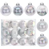 Joiedomi 24pcs Shatterproof Clear Plastic Christmas Balls 1 Joiedomi 24pcs Shatterproof Clear Plastic Christmas Balls -Christmas Ornaments Sales Store 24Pcs Chrome Plastic Clear Ball Ornaments with Filling 2 600x600 1