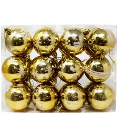 Joiedomi 24pcs Gold Christmas Ball Ornaments With Glitters -Christmas Ornaments Sales Store 24Pcs Gold Christmas Ornament with Glittering Painting 2 3 600x600 1