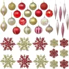 Joyin 24Pcs Ornaments With 12 Pcs Snow Flakes 3.15in -Christmas Ornaments Sales Store 24Pcs Ornaments with 12 Pcs Snow Flakes 3 4 600x598 1