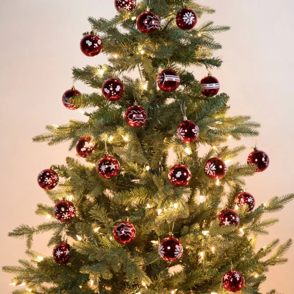 Joiedomi 24pcs Blue Christmas Ball Ornaments With Glitters 8 Joiedomi 24pcs Blue Christmas Ball Ornaments With Glitters - Image 6