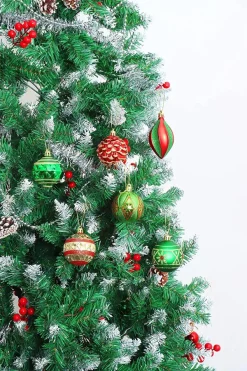 Joiedomi 24pcs Assorted Christmas Ball Ornaments 2.3in -Christmas Ornaments Sales Store 24Pcs Red Green amp Gold Glitter Ball 2.36in 5 result 600x900 1