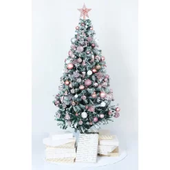 Joiedomi 24pcs Glitter Rose Gold Christmas Ball Ornaments 2.36in -Christmas Ornaments Sales Store 24Pcs Rose Gold Christmas Ornament with Glittering Painting 2 1 结果 600x600 1