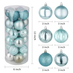 Joiedomi 24pcs Teal Christmas Ball Ornaments 11 Joiedomi 24pcs Teal Christmas Ball Ornaments -Christmas Ornaments Sales Store 24Pcs Teal Christmas Ball Ornaments 2.36in 4 result scaled 600x600 1