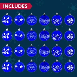 Joiedomi 24pcs Blue Christmas Ball Ornaments -Christmas Ornaments Sales Store 24pcs Blue Christmas Ball Ornaments 3 600x600 1