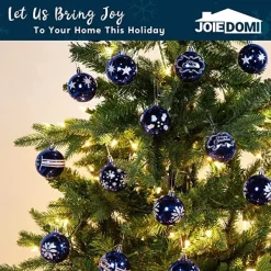 Joiedomi 24pcs Blue Christmas Ball Ornaments -Christmas Ornaments Sales Store 24pcs Blue Christmas Ball Ornaments 4 600x600 1