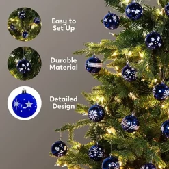 Joiedomi 24pcs Blue Christmas Ball Ornaments -Christmas Ornaments Sales Store 24pcs Blue Christmas Ball Ornaments 7 600x600 1