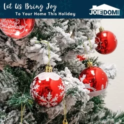 Joiedomi 24pcs Red And White Christmas Ball Ornaments -Christmas Ornaments Sales Store 24pcs Red and White Christmas Ball Ornaments 4 600x600 1