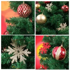 Joyin 25pcs Red And Gold Christmas Ball Ornaments 3.15in -Christmas Ornaments Sales Store 25Pcs Red amp Gold Ball And Star Ornaments 3in 3 result 600x600 1