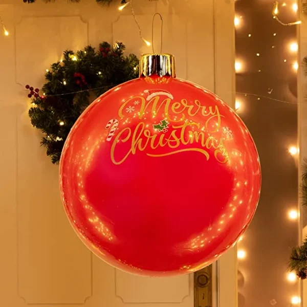 Joiedomi LED Inflatable Christmas Ball 25in 4 Joiedomi LED Inflatable Christmas Ball 25in - Image 2