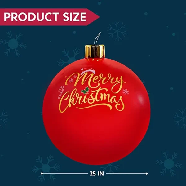Joiedomi LED Inflatable Christmas Ball 25in 7 Joiedomi LED Inflatable Christmas Ball 25in - Image 5