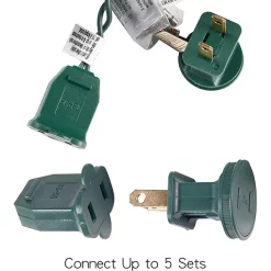 Joiedomi 2x100 Warm White Christmas Lights 24.6ft -Christmas Ornaments Sales Store 2Pcs 100 LED Incandescent Warm White Christmas Lights 24 3