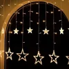 Joiedomi 12pcs 138 LED Warm White Stars Fairy String Lights 1 Joiedomi 12pcs 138 LED Warm White Stars Fairy String Lights -Christmas Ornaments Sales Store 2Pcs 138 LED 12 Stars Fairy String Lights Warm White 1 600x472 1