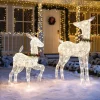 Joiedomi 2pcs 130 LED Fabric Light Up Doe And Fawn 2 Joiedomi 2pcs 130 LED Fabric Light Up Doe And Fawn -Christmas Ornaments Sales Store 2Pcs LED Yard Lights Fabric 4ft Doe and 3ft Fawn White 7 600x600 1