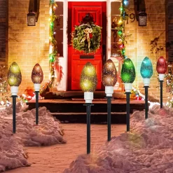 Joiedomi 2pcs Multi Color Pathway String Lights 6.5ft -Christmas Ornaments Sales Store 2Pcs Multi Color Pathway String Lights 6 2 600x600 1