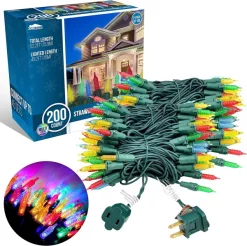 Joiedomi 200 LED Christmas Mini String Lights 52.2ft -Christmas Ornaments Sales Store 2Sets100count Multi Color Christmas Light 3 result 600x598 1