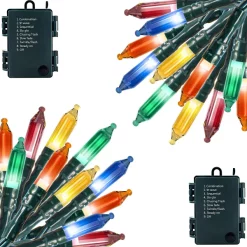 Joiedomi 2x50 LED Multicolor Led Green Wire String Lights 17.3ft