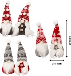 Joyin 6pcs Plush Gnome Christmas Ornaments 6in 10 Joyin 6pcs Plush Gnome Christmas Ornaments 6in -Christmas Ornaments Sales Store 3 Couple Gnome Ornaments Set 3 result 600x640 1