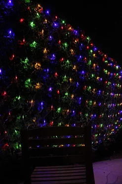 Joiedomi 300 LED Multicolor Christmas Net Lights 6.5x15ft -Christmas Ornaments Sales Store 300 LED Christmas Net Lights Multicolor 1