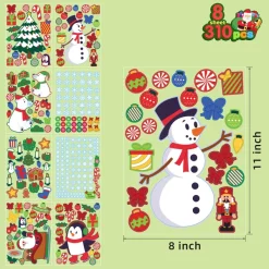 Joyin 300Pcs Christmas Characters Window Clings -Christmas Ornaments Sales Store 300Pcs Christmas Characters Window Clings 4 result 600x600 1