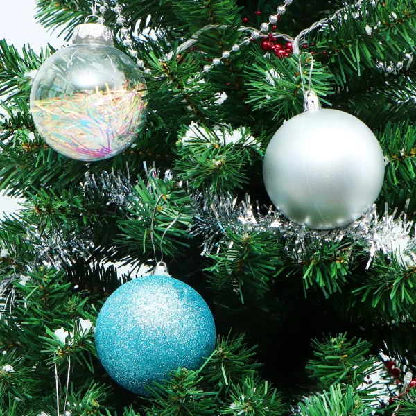 Joiedomi 30pcs Blue, White And Silver Christmas Ball Ornaments 8 Joiedomi 30pcs Blue, White And Silver Christmas Ball Ornaments - Image 6