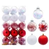 Joiedomi 30pcs Red And White Christmas Ball Ornaments -Christmas Ornaments Sales Store 30Pcs Assorted Style Ball Ornaments Red White 3 1 result 600x600 1