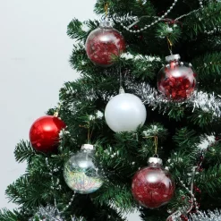 Joiedomi 30pcs Red And White Christmas Ball Ornaments -Christmas Ornaments Sales Store 30Pcs Assorted Style Ball Ornaments Red White 3 5 result 600x600 1