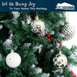 Joiedomi 30pcs Gold & White Assorted Christmas Ornaments 6cm -Christmas Ornaments Sales Store 30pcs Gold amp White Assorted Christmas Ornaments 6cm 4 600x600 1