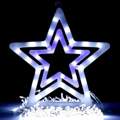 Joiedomi 345 LED 8 Lighting Modes Waterfall Lights White 16.4ft -Christmas Ornaments Sales Store 345 LED 8 Lighting Modes Waterfall Lights White 5 600x600 1