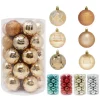 Joiedomi 34pcs Champagne Christmas Ball Ornaments 2.36in -Christmas Ornaments Sales Store 34Pcs Christmas Ball Ornaments Champagne 1 600x600 1
