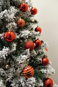 Joiedomi 34pcs Red Christmas Ball Ornaments -Christmas Ornaments Sales Store 34Pcs Christmas Ball Ornaments Red 1