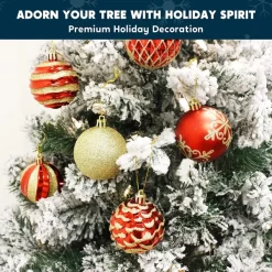 Joiedomi 36pcs Red And Gold Christmas Ball Ornaments 10 Joiedomi 36pcs Red And Gold Christmas Ball Ornaments -Christmas Ornaments Sales Store 36Pcs Red and Gold Christmas Ornaments 6 600x600 1