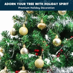 Joiedomi 36pcs Gold Christmas Ball Ornaments 1.57in -Christmas Ornaments Sales Store 36pcs Gold Christmas Ball Ornaments 1 3 600x600 1