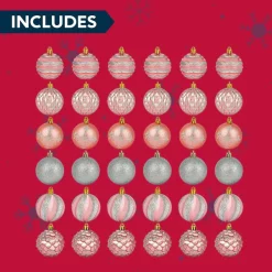 Joiedomi 36pcs Rose Gold And Silver Christmas Ball Ornaments 13 Joiedomi 36pcs Rose Gold And Silver Christmas Ball Ornaments -Christmas Ornaments Sales Store 36pcs Rose Gold and Silver Christmas Ball Ornaments 7 结果 1 600x600 1