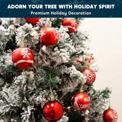 Joiedomi 36pcs Shatterproof Red And White Christmas Ball Ornaments 10 Joiedomi 36pcs Shatterproof Red And White Christmas Ball Ornaments -Christmas Ornaments Sales Store 36pcs Shatterproof Red and White Christmas Ball Ornaments 7 600x600 1