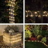 Joiedomi 3x120 LED Warm White Rope Light With Remote Control 46ft