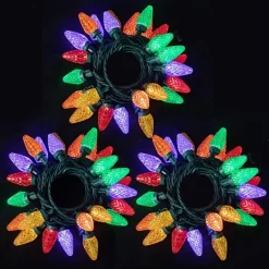 Joiedomi 3x25 LED Warm White C9 Led Christmas String Lights