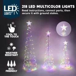 Joiedomi 3Pcs Lighted Spiral Christmas Tree Set LED Warm White -Christmas Ornaments Sales Store 3Pcs Lighted Spiral Christmas Tree Set LED Warm White 3 result 600x600 1